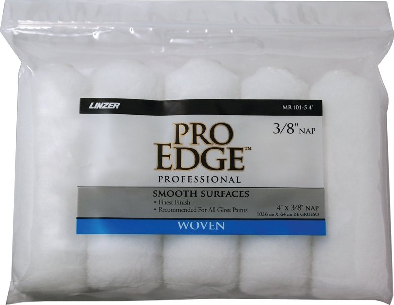 ROLLER MINI WOVEN WHT 3/8X4IN 