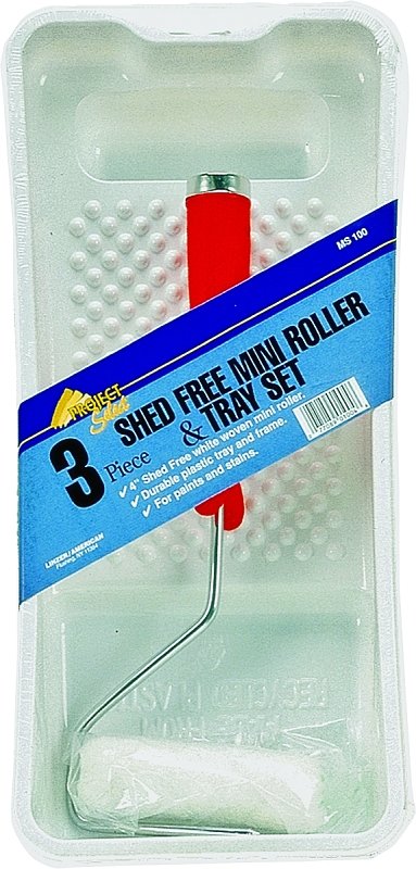 ROLLER TRAY KIT 3PC PLSTC 4IN 