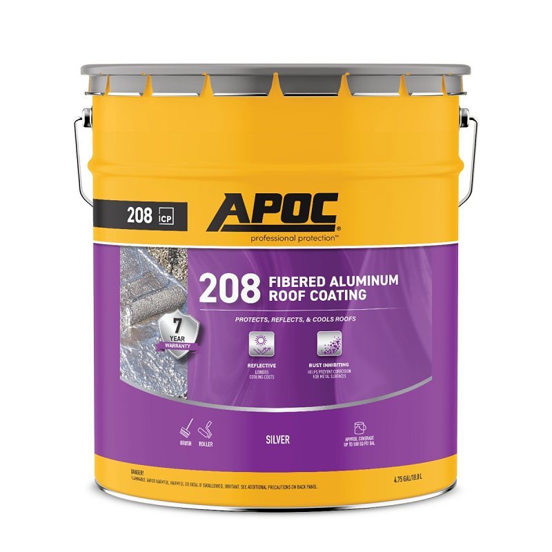 ROOF COATING FIBERED AL 7YR 5G