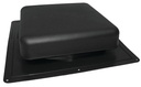 ROOF LOUVER 10X10IN BLACK     