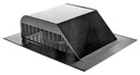 ROOF LOUVER ALUMINUM BLACK    