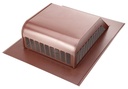 ROOF LOUVER BROWN GALVANIZED  