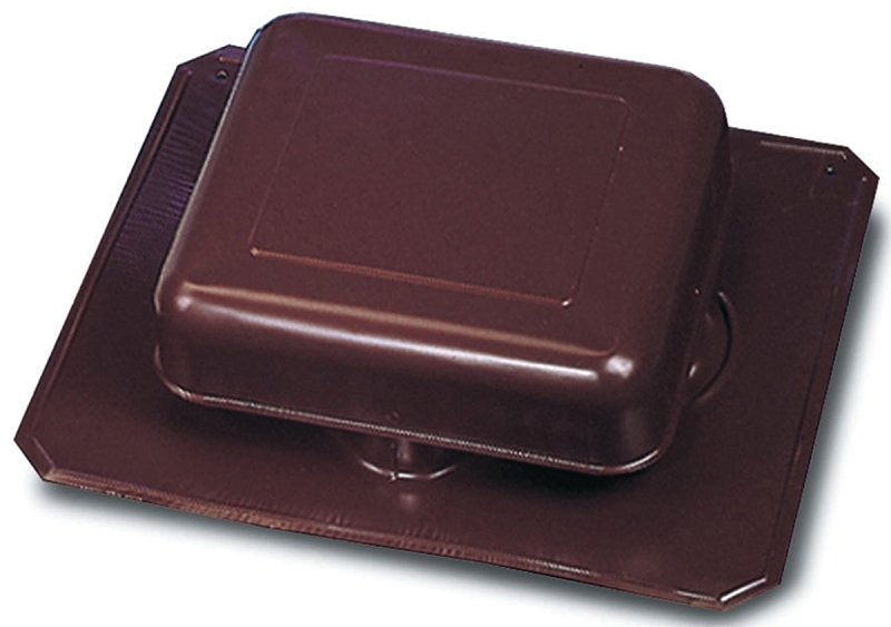 ROOF LOUVER SQ 50IN BRW SQ ALU