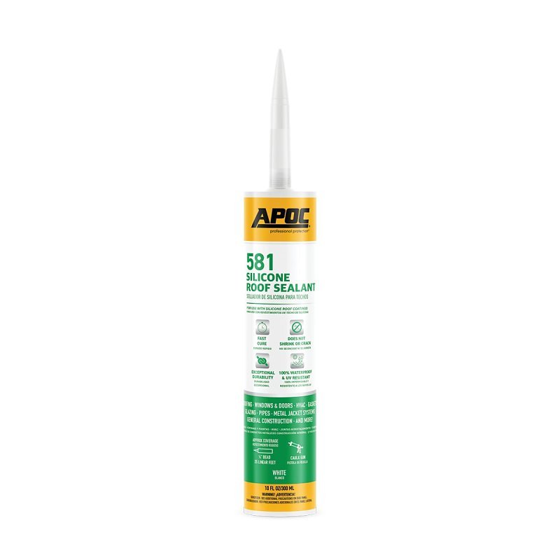 ROOF SEALANT SILICONE WHT 10OZ
