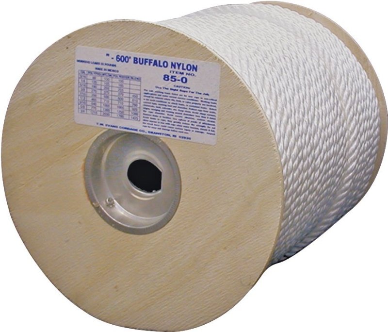 ROPE NYLON TWIST 1/2X600 FT   