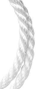 ROPE NYLON TWST WHT 3/8INX50FT
