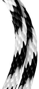 ROPE POLYP BLK/WHT 5/8INX140FT