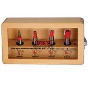 ROUTER BIT 4PC PLYWOOD SET    