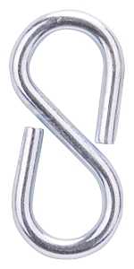 S-HOOK 1-1/8IN CLOSED ZINC PLT