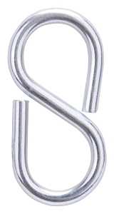 S-HOOK 1-5/8IN CLOSED ZINC PLT