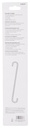 S-HOOK EXTENDER BLACK 12IN    
