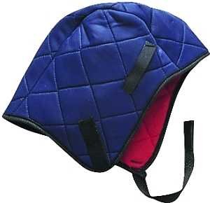 SAFETY HAT LINER BLUE QUILTED 