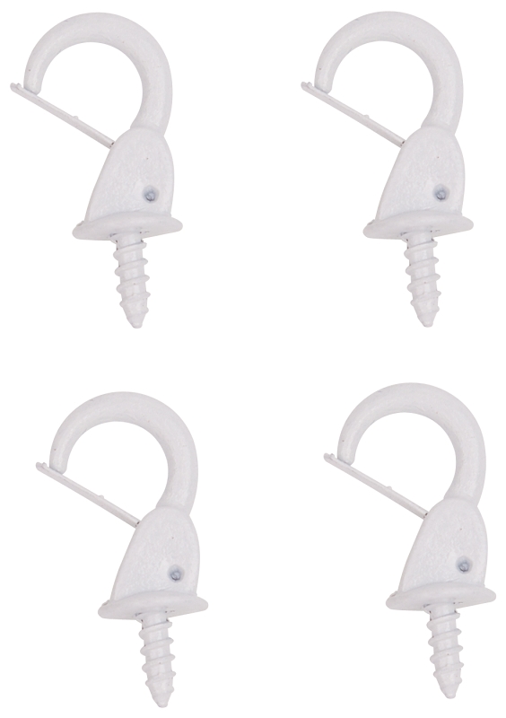 SAFETY HOOKS WHITE 7/8IN      