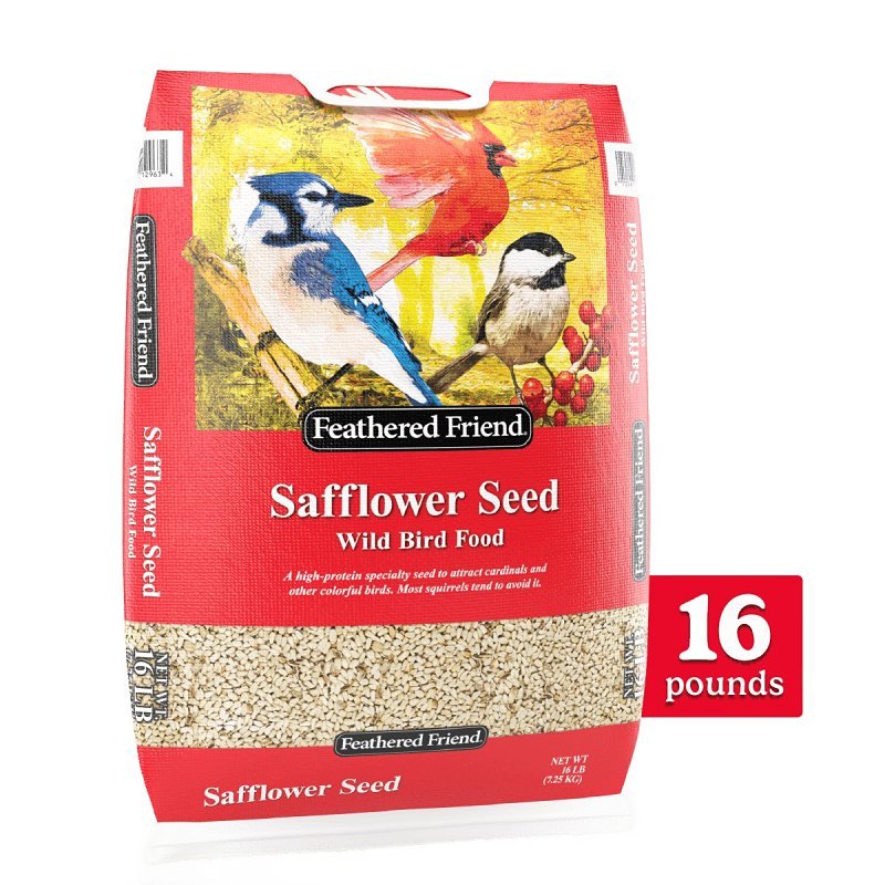 [3596889] SAFFLOWER SEED FEATHERED 16LB 
