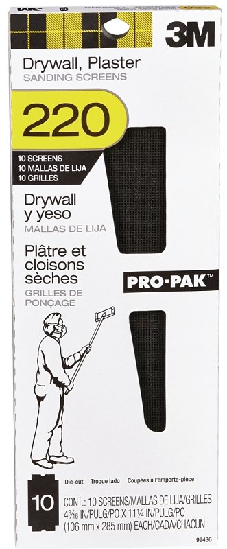 SANDING SCRN DRYWALL 11IN 220 