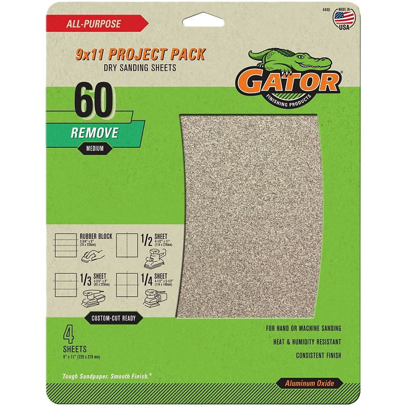 SANDPAPER AL OXIDE 9X11IN 60  