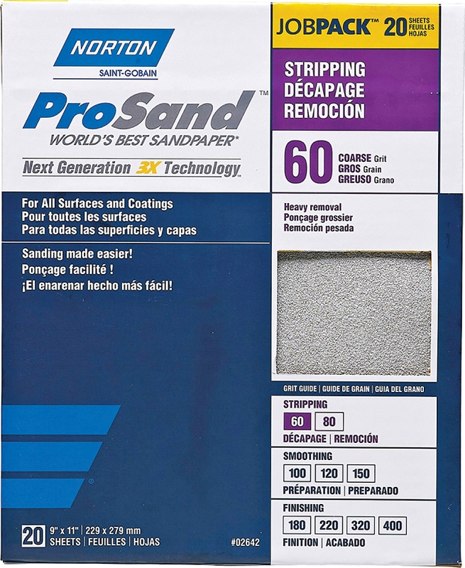 SANDPAPER ALU OXD 60GRT 9X11IN