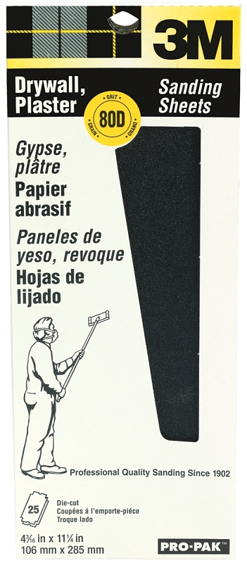 SANDPAPER DRYWALL 4-3/16X11 80