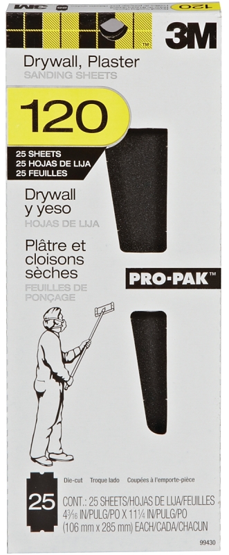 SANDPAPER DRYWL 4-3/16X11 120 