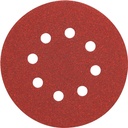 SANDPAPER ORBT 8HL 100GRT 5IN 