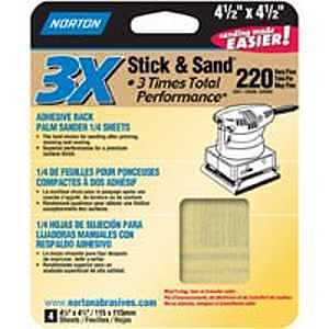 SANDPAPER SHEET 60G 4.5X4.5IN 