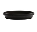 SAUCER TERRA BLACK 12IN       