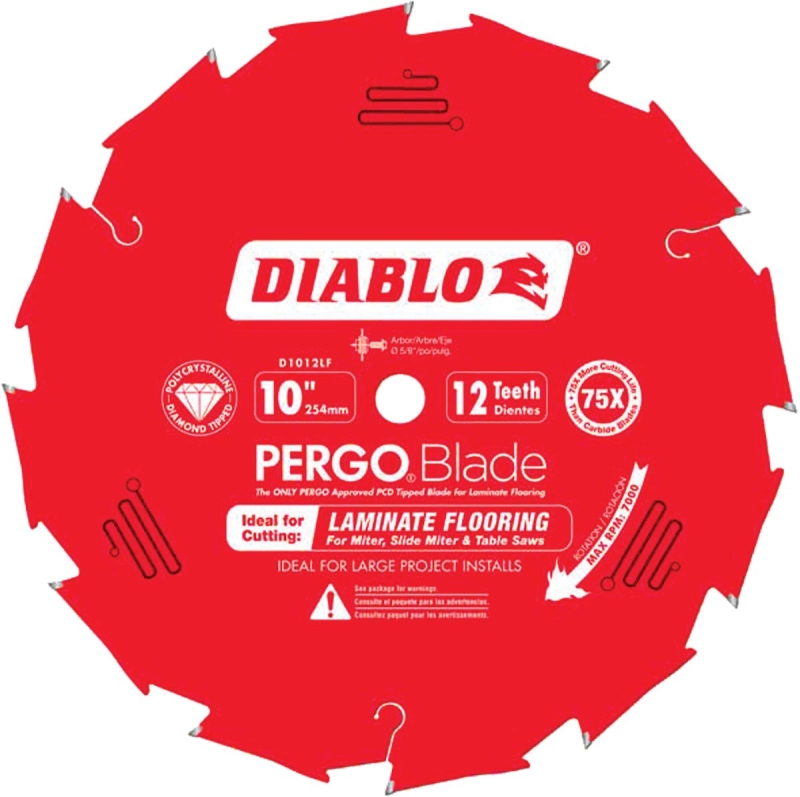 SAW BLADE DIAMOND 10INX12T    
