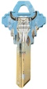SC1-29 KEYBLANK SKULL-PAINT   