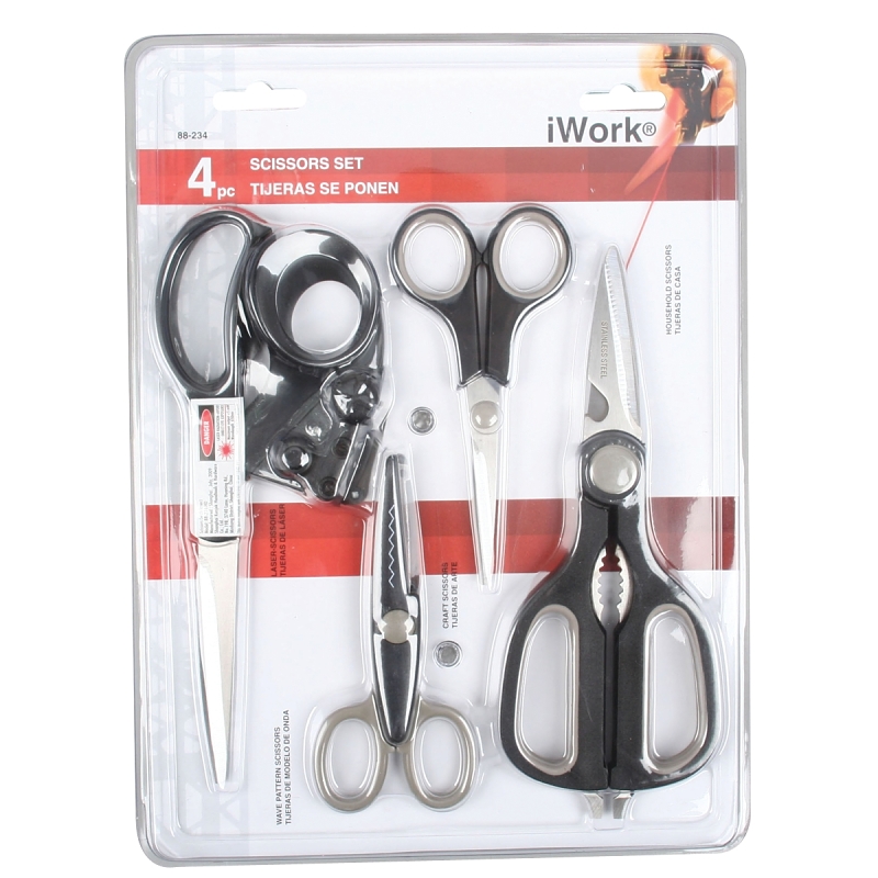 SCISSORS SET 4 PIECE          