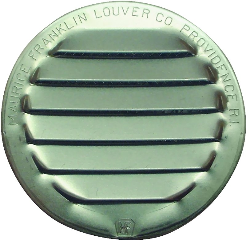 SCREEN LOUVER 1IN MILL RND ALU