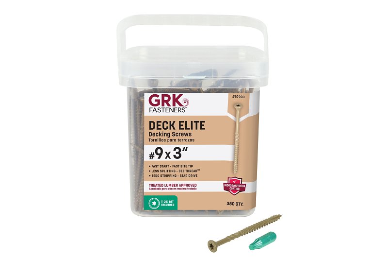 SCREW DECK STAR NO9 X 3IN     