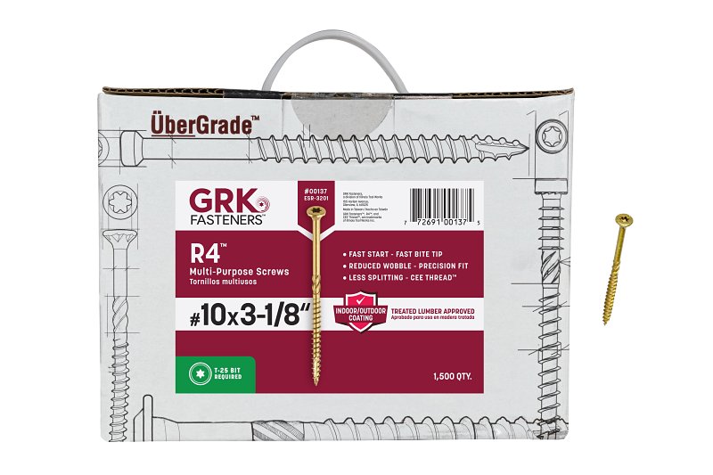 SCREW M/P FRAME/DCK 10X3-1/8IN