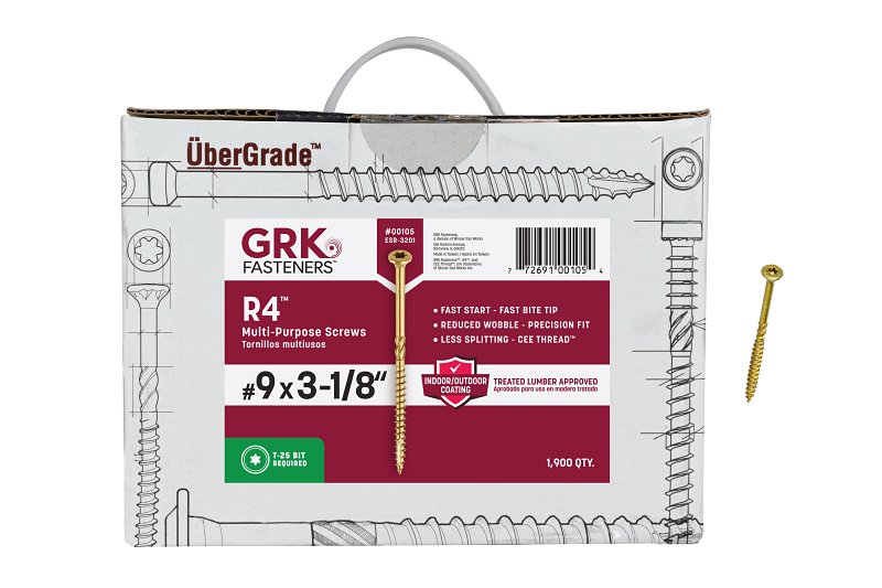 SCREW M/P FRAME/DECK 9X3-1/8IN