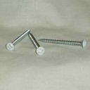 SCREW ROSETTE WHITE 100 BAG   