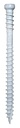 SCREW RT CMPST TRIM WHT 8X3-1/