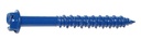 SCREW SLOT HEX BLU 1/4X2-1/4IN