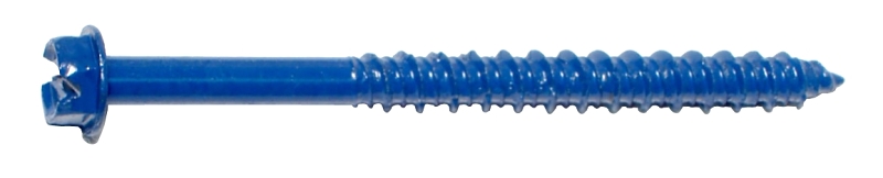 SCREW SLOT HEX BLU 1/4X3-1/4IN