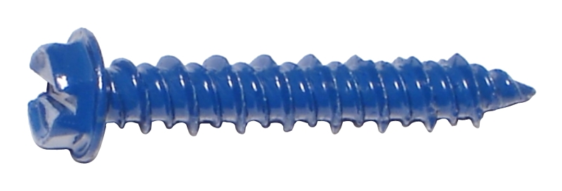 SCREW SLOT HEX ZN 3/16X1-1/4IN