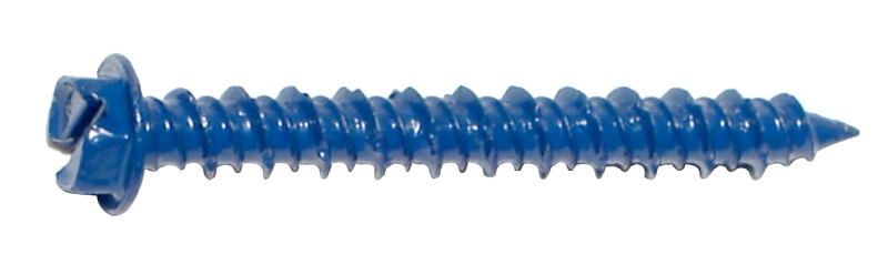 SCREW SLOTTED BLU 3/16X1-3/4IN
