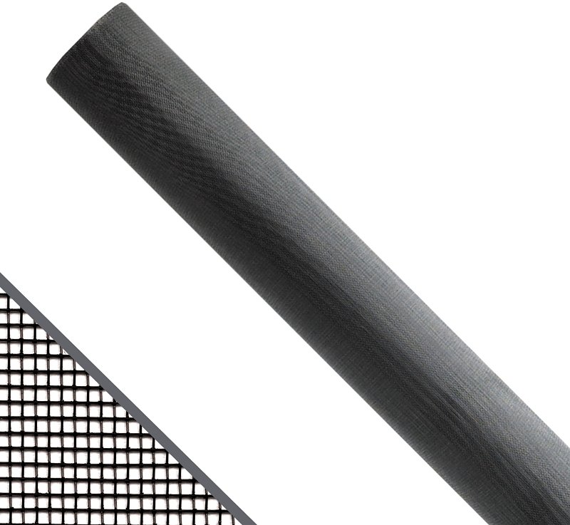 SCRN WNDW ALUM BLK 72INX100FT 