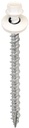 SCRW MTL BLDG M-W WHITE 9X2.5 