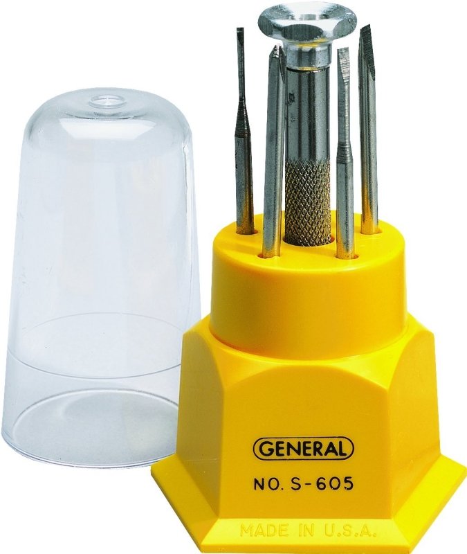 SCRWDVR JEWELER SET W/CASE 5PC