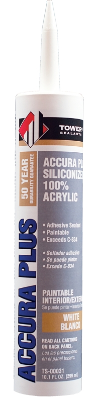 SEALANT ACRY SILI WHITE 10.1OZ
