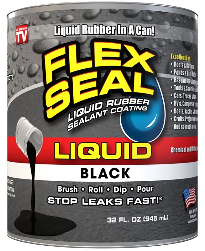 SEALANT LIQUID FLEX BLACK 32OZ