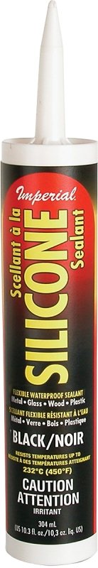 SEALANT SILICONE BLACK 10.3OZ 
