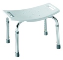 SEAT SHOWER WHITE 20X12X14IN  