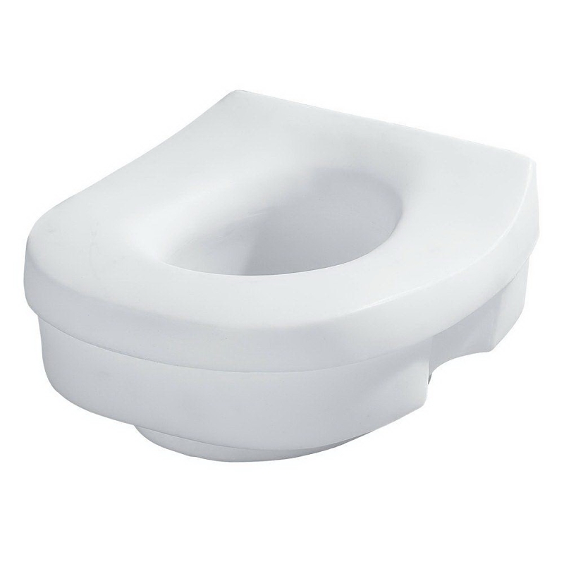 SEAT TOILET ELEV FITS MOST WHT