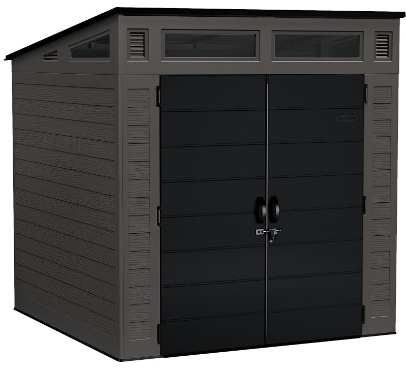 SHED MODERN STORAGE GRAY 7X7FT