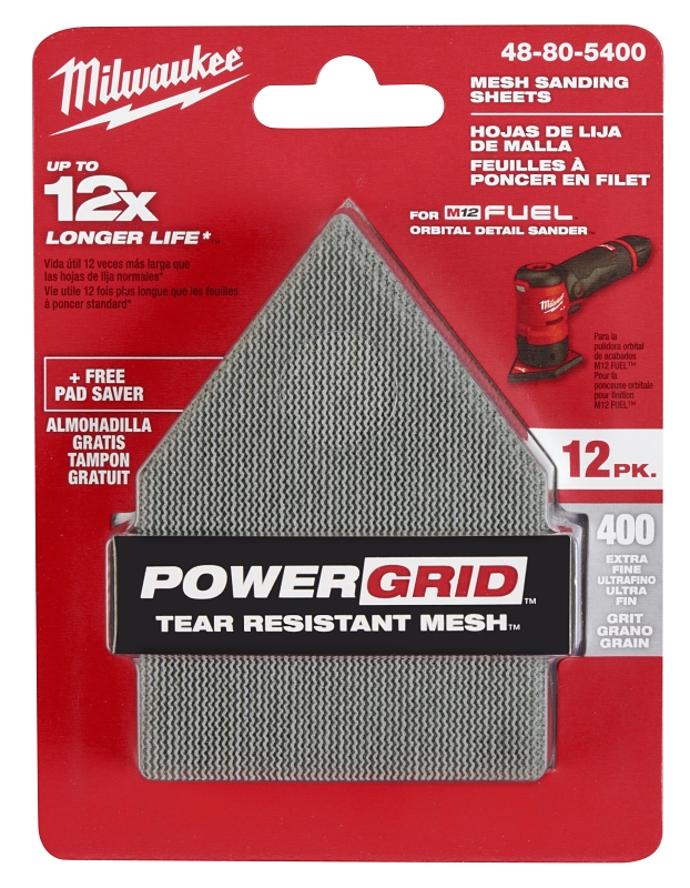 SHEET SANDING ORBIT MESH 400G 