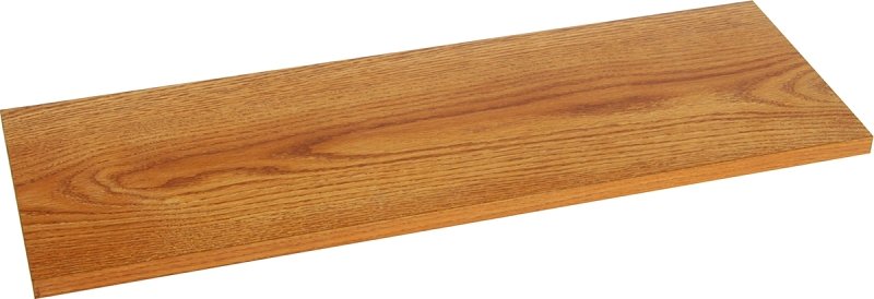 SHELF PREFINISHED 8X24IN OAK  
